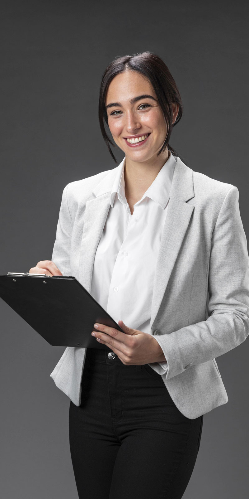 Credits to https://www.freepik.com/free-photo/portrait-female-lawyer-formal-suit-with-clipboard_13397643.htm